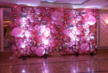 Organic Balloon Wall Backdrop