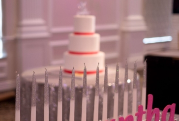 Glitter Candle Lighting Display