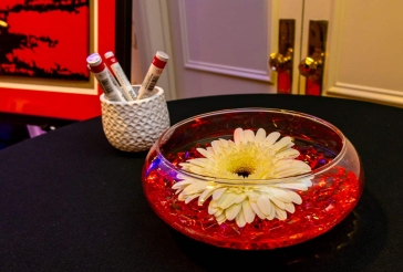 Gerber Daisy Cocktail Centerpiece