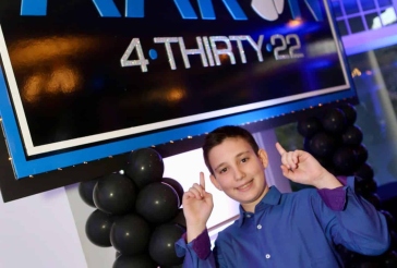 Tennis Themed Bar Mitzvah Backdrop