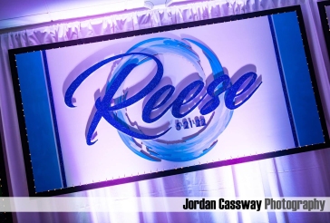 Water Themed Logo Backdrop