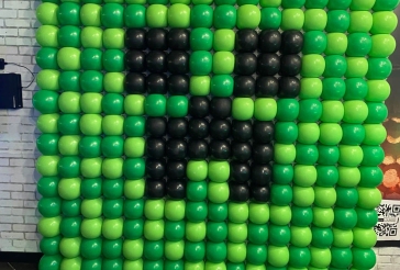 Minecraft Balloon Wall