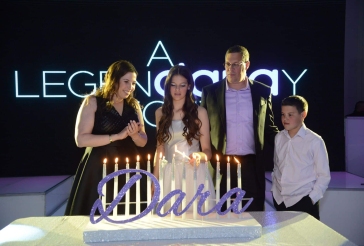 Lavender Glitter Candle Lighting