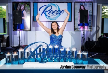 Swim Themed Candle Lighting Display