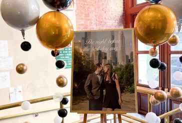 Engagement Party Welcome Poster