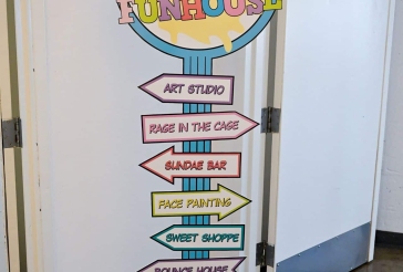 Funhouse Directional Sign