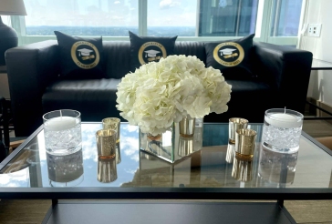 Hydrangeas Centerpiece