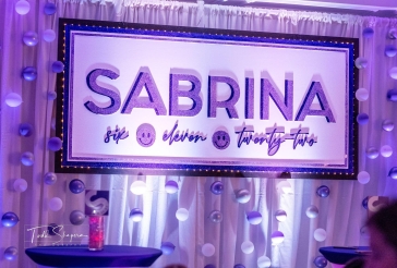 Bat Mitzvah Backdrop