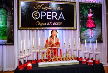 Music Themed Candle Lighting Display