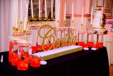 Music Themed Candle Lighting Display