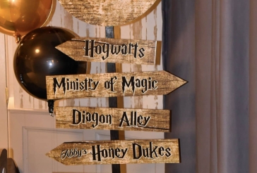 Harry Potter Directional Sign