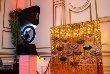 Gold Bling Photo Backdrop