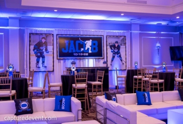 Hockey Themed Backdrop