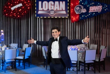 Giants Themed Backdrop