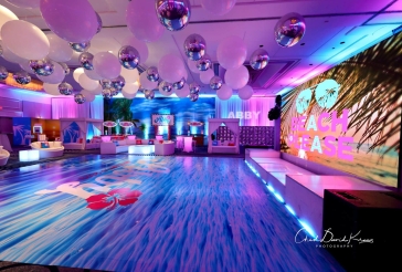 Tropical Themed Bat Mitzvah