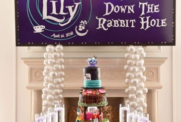 Alice in Wonderland Themed Backdrop