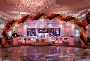 Broadway Themed Bar Mitzvah Backdrop