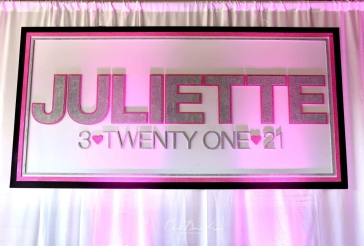 Bat Mitzvah Service Backdrop