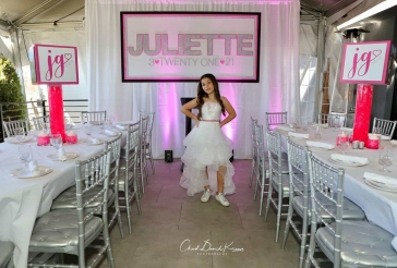 Bat Mitzvah Service Backdrop