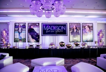 Bat Mitzvah Lounge Backdrop