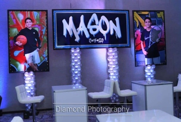 Graffiti Themed Bar Mitzvah Backdrop