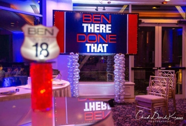 Travel Themed Backdrop