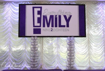 Bat Mitzvah Backdrop