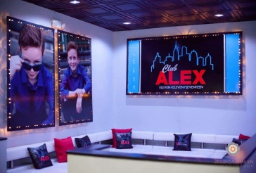 Club Themed Logo Backdrop