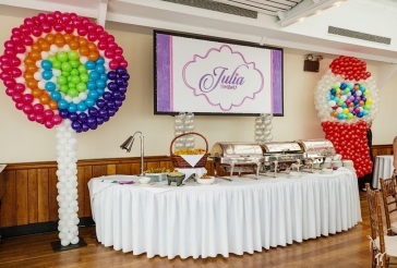 Candy Themed Backdrop