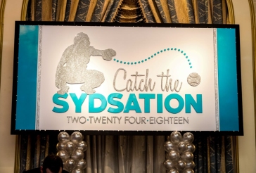 Softball Themed Backdrop