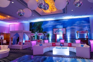 Tropical Themed Bat Mitzvah