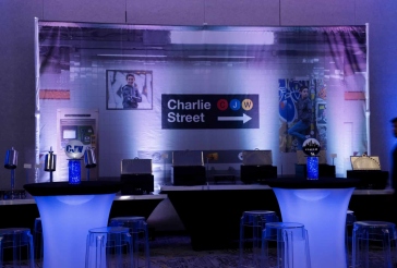 Subway Themed Bar Mitzvah Mural