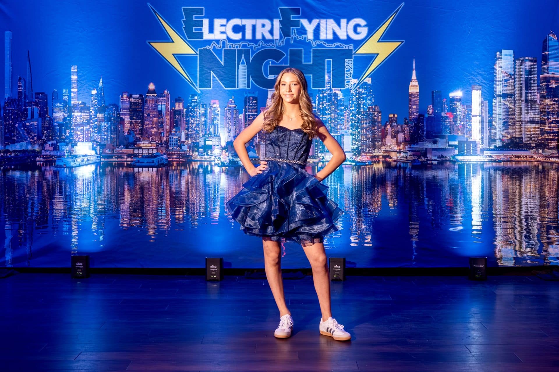Custom NYC Mural for a NYC Theme Bat Mitzvah at Vibe