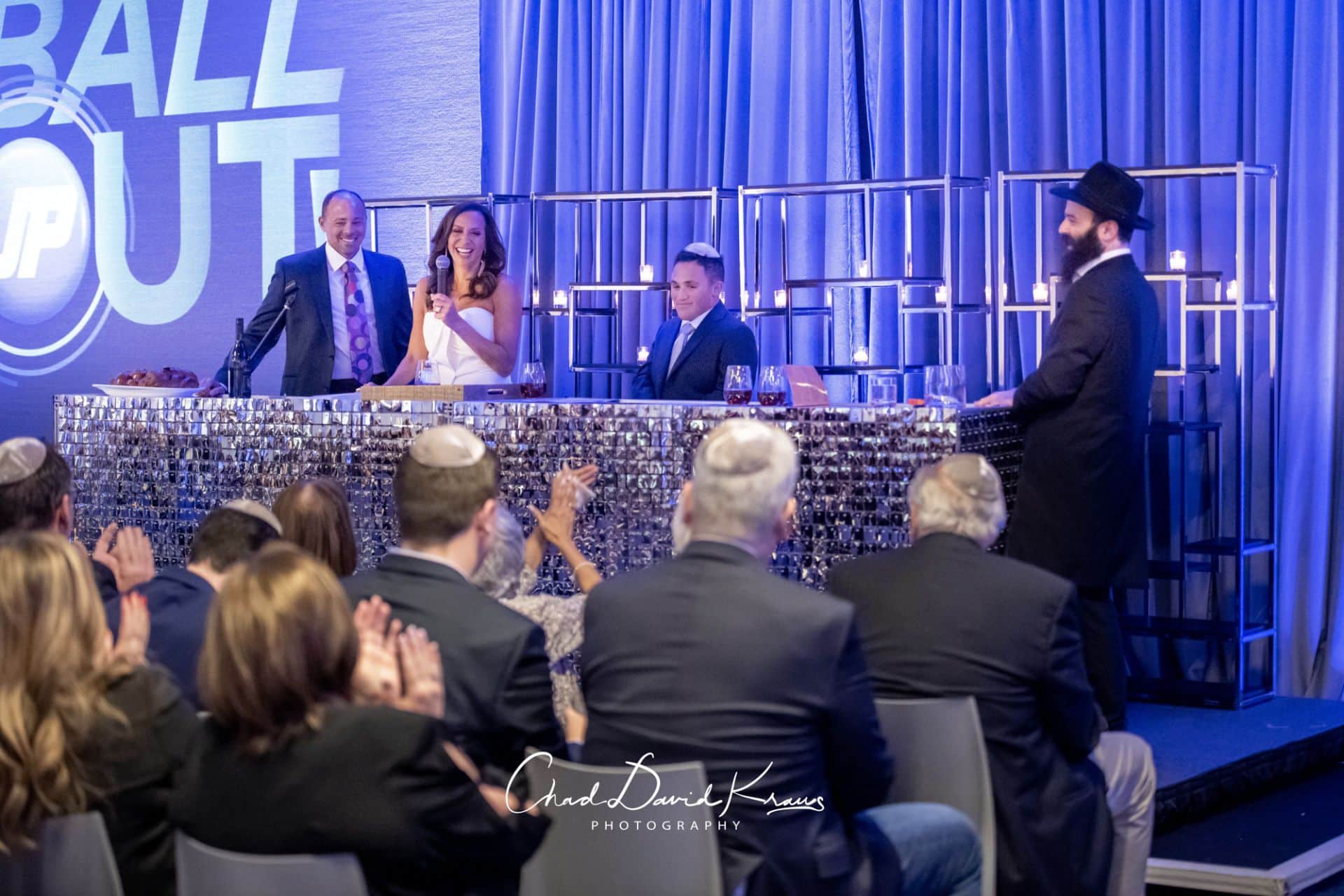 Silver Metallic Bar with Metal Shelving Back Bar for Service at Apella, NYC