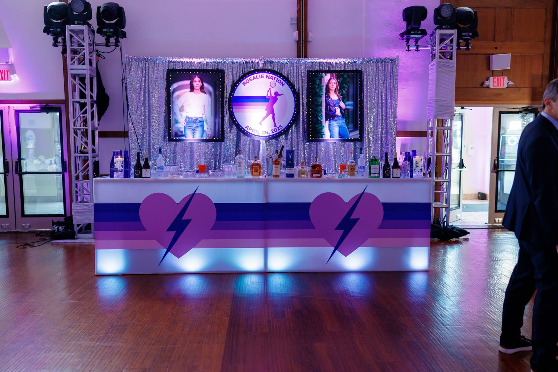 Tennis Theme Bat Mitzvah Bar Branding