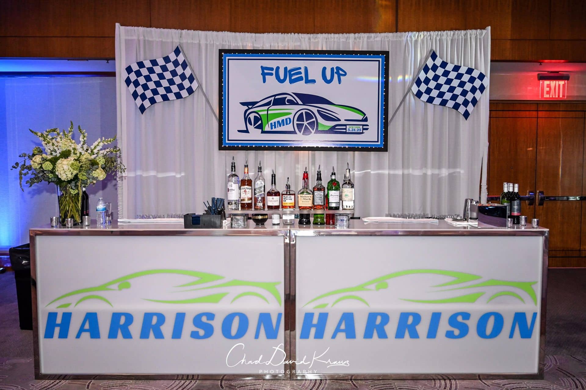 Car Racing Theme Bar Branding