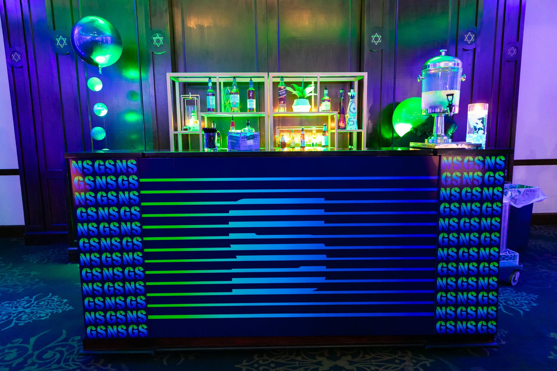Custom Bar Branding for a Bnai Mitzvah at Temple Emanu-El of Closter
