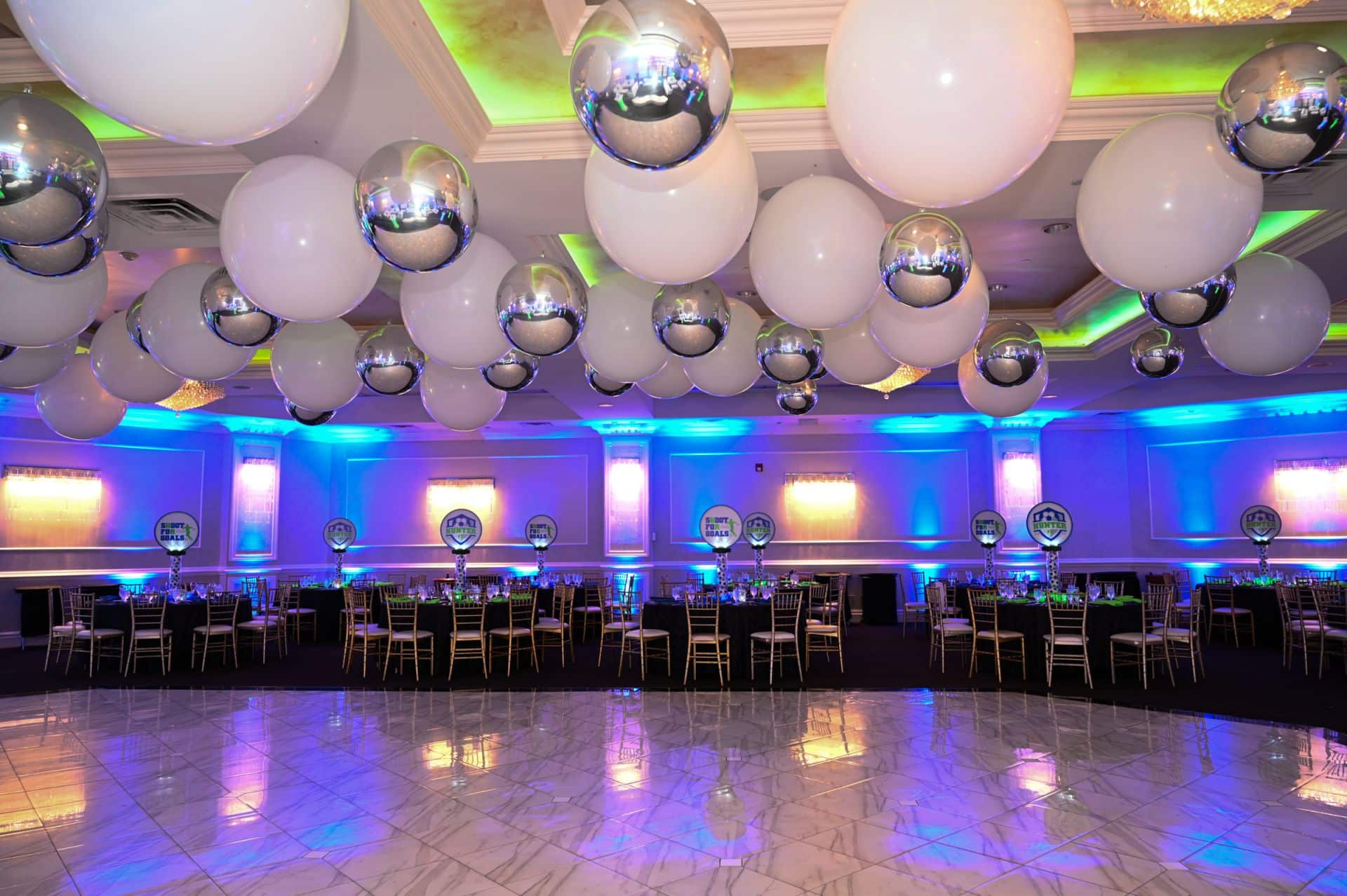 Ceiling Décor Gallery · Party Decor & Event Design · Balloon Artistry