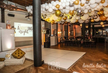 Gold and Silver Ceiling Sculpture