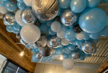 Organic Ceiling Balloon Sculpture