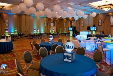 White Balloon on Ceiling