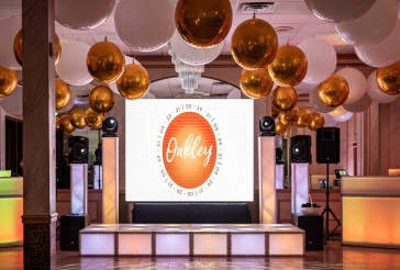Ceiling Treatment Over Dance Floor
