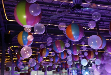 Beach Ball and Bubbles Ceiling