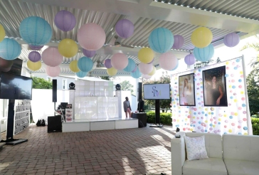 LED Lantern Ceiling Treatment