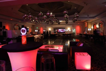 Metallic Orbz Ceiling Treatment