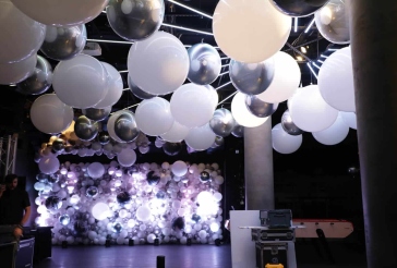 White and Silver Balloon Treatment