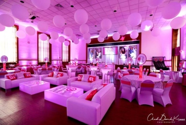 3' White Balloons on Ceiling