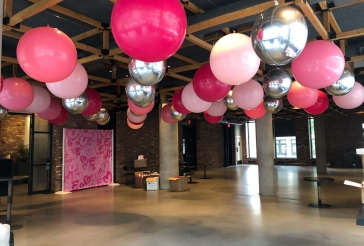 3' Balloons and Orbz Over Dance Floor