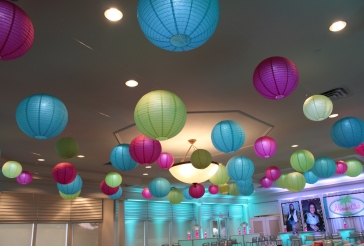 LED Lanterns on Ceiling