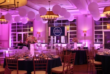 3' White Balloons on Ceiling
